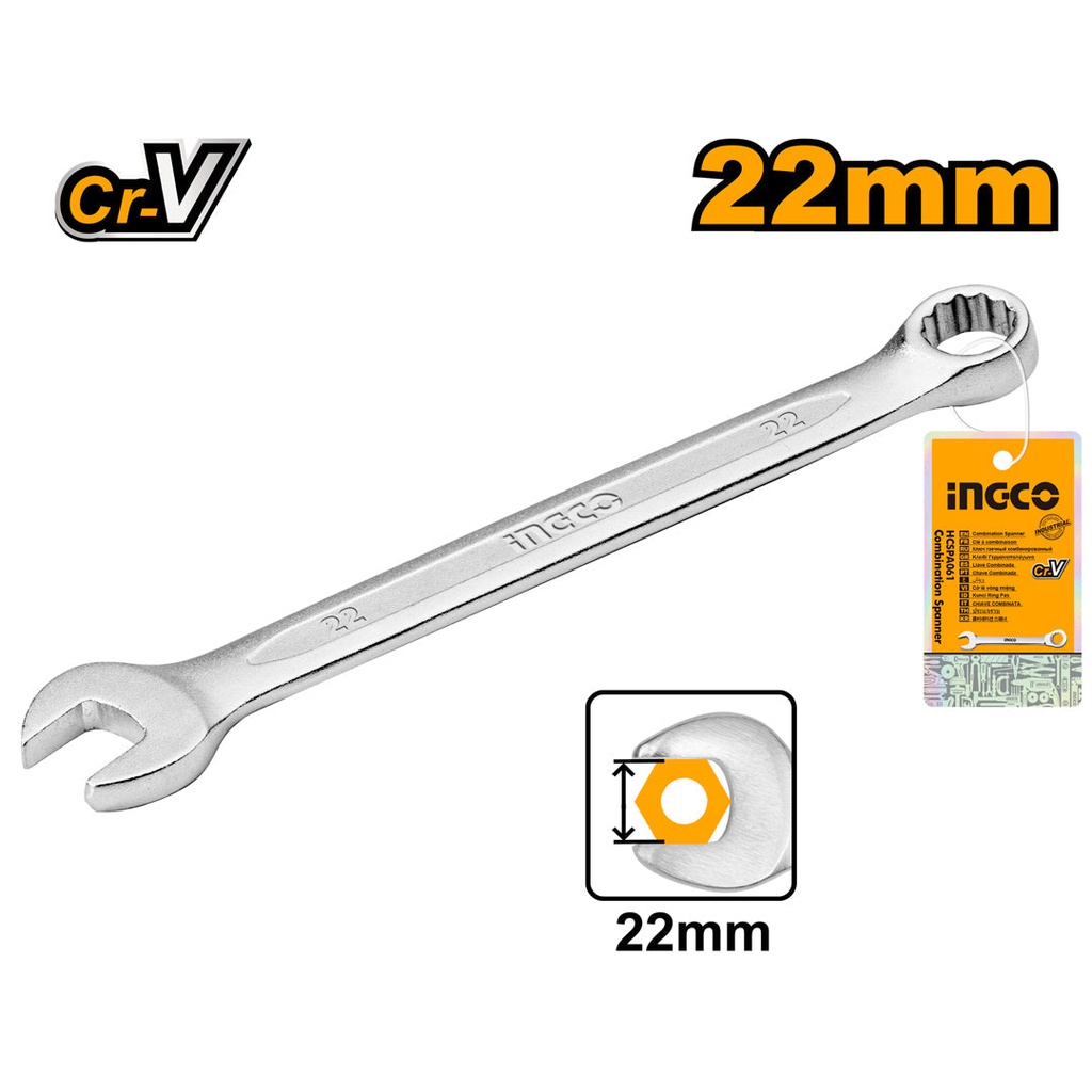 INGCO CLE MIXTE 22MM [HCSPA221]