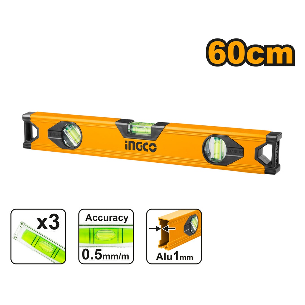 INGCO NIVEAU ALUMINIUM 60 CM  
