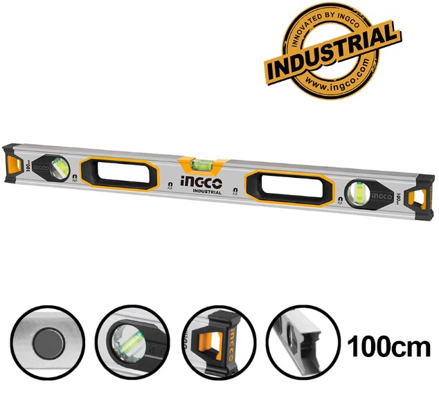 INGCO NIVEAU A BULLE MAGNETIQUE 100CM [HSL38100M]