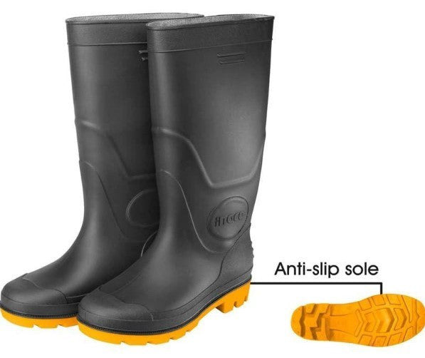 INGCO BOTTES PVC NOIRES TAILLE39  