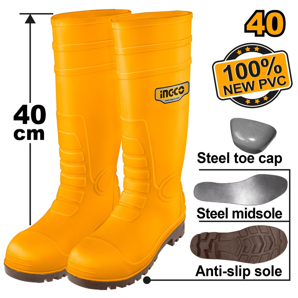 INGCO BOTTES DE SECURITE S1P TAILLE40 [SSH092S1P.40]
