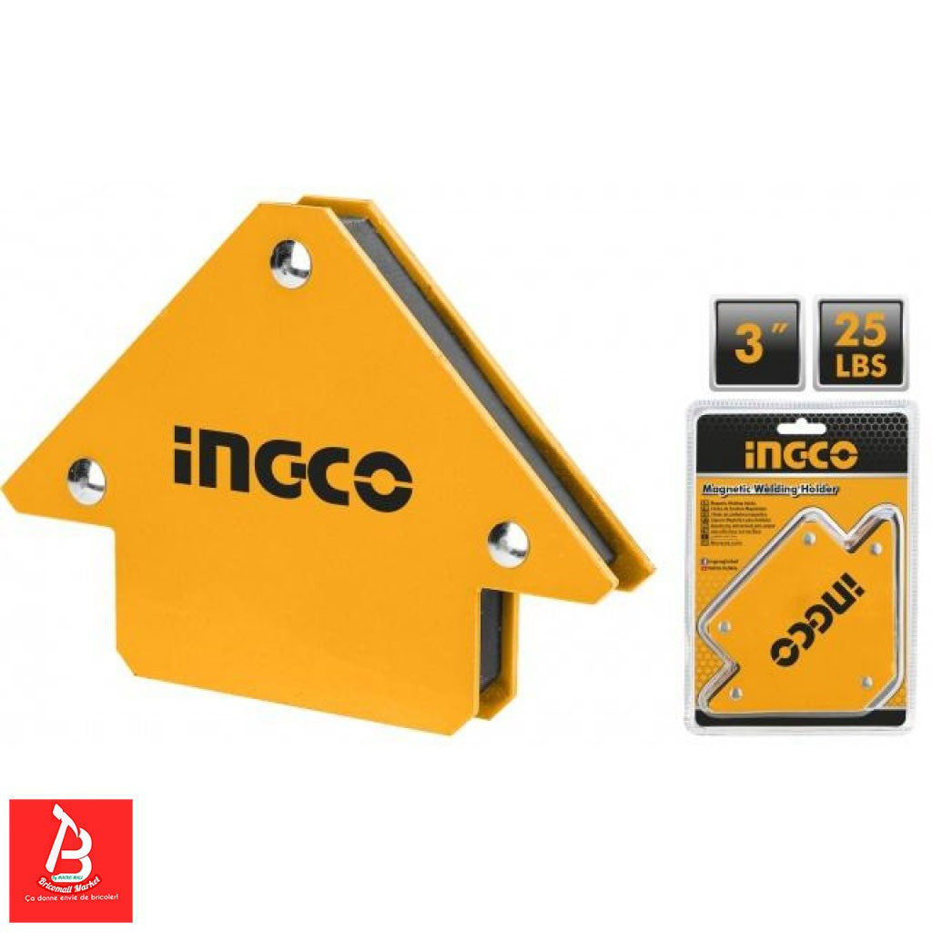 INGCO SUPPORTS DE SOUDAGE MAGNETIQUE 3''  [AMWH25031]
