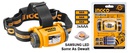 INGCO LAMPE FRONTALE PILES:3AAA MAX：180LM，LOW：45LM DURE [HHL013AAA2]