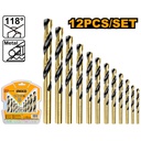 [AKDB1125] INGCO set of 12 HSS drill bits
