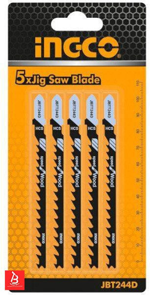 INGCO LAMES SCIE SAUTEUSE 5 PCS POUR BOIS (DENTS74MM) NR  