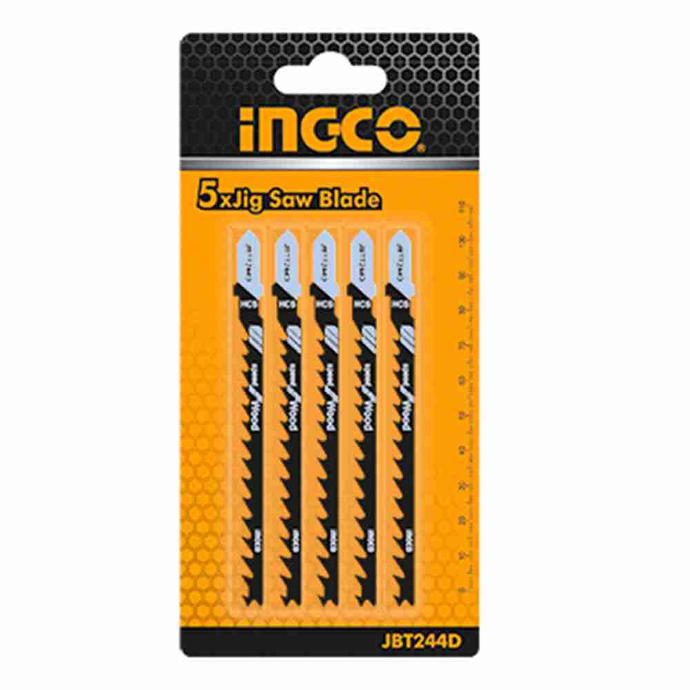 INGCO LAMES SCIE SAUTEUSE 5 PCS POUR BOIS (DENTS74MM) [JBT244D]