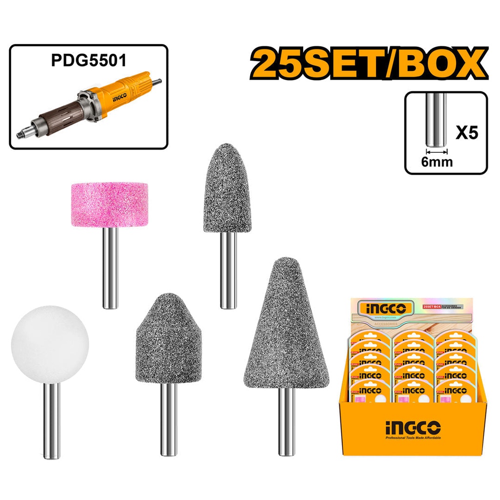 INGCO ACCESSOIRES POUR LA MEULEUSE DROITE [AKB0502]