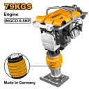 [GRT75-2] INGCO PILONNEUSE 79KGS 4.8KW(6.5HP) MOTEUR  [GRT75-2]