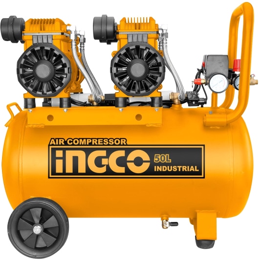 INGCO COMPRESSEUR SILENCIEUX 50L 2×1200W（3.2HP） [ACS224501]