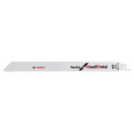 BOSCH LAMES POUR SCIE SABRE BOIS/METAL 2PCS  [2608656043]