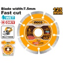INGCO DISQUE DIAMANT 125X22.2MM FOR WLC15008 [DMD011254]
