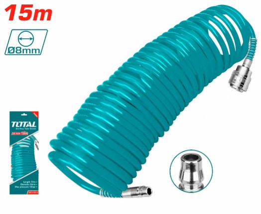 TOTAL TUYAU A AIR 15M POUR COMPRESSEUR  