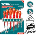 TOTAL TOURNEVIS ISOLES SET DE 6 PIECES  [THTIS566]
