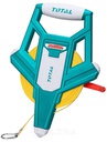 TOTAL fibreglass measuring tape 50M