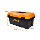 [PBX2001] INGCO BOITE A OUTILS EN PLASTIQUE PVC 20"  [PBX2001]