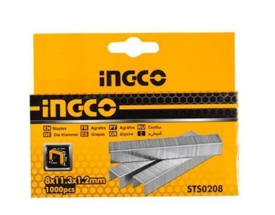 INGCO BOITE AGRAFE 1000PCS 8MM*1.2MM POUR HSG1405 [STS0208]