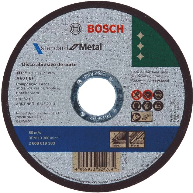 DISQUE ABRASIF 115MM BOSCH