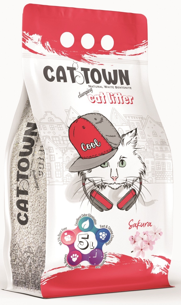 LITTIERE CAT TOWN ROSE