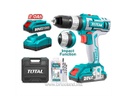 [TIDLI200215] TOTAL 20V Li-ion cordless drill driver
