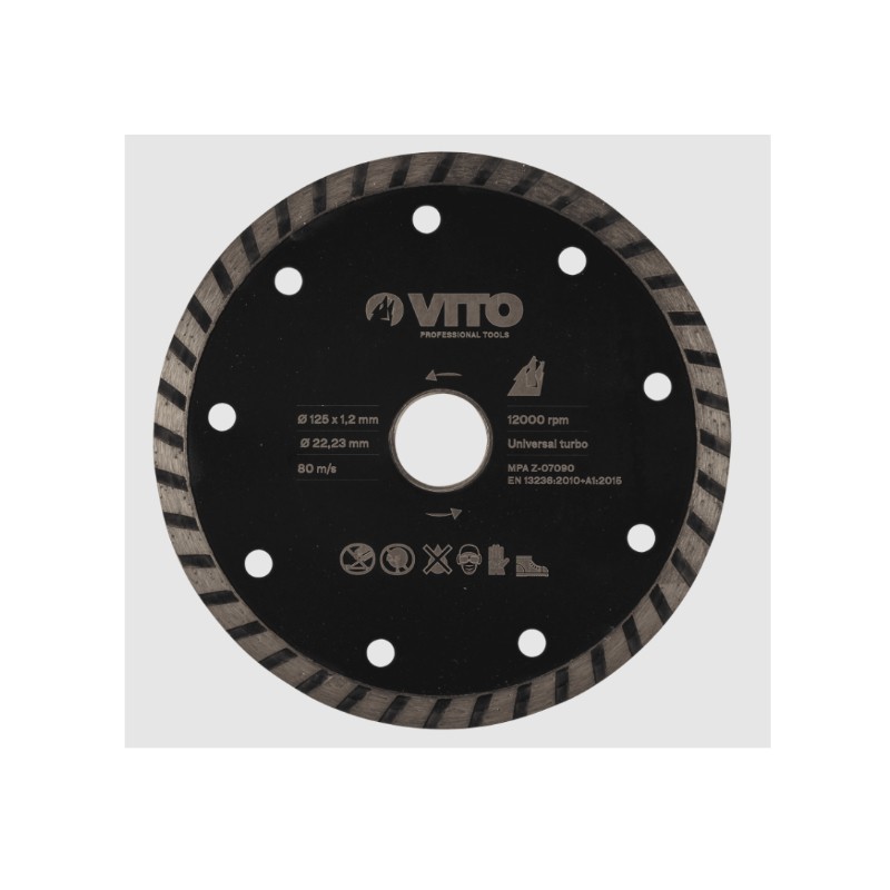 DISQUE DIAMANT UNIVERSEAL TURBO 115MM - VITO