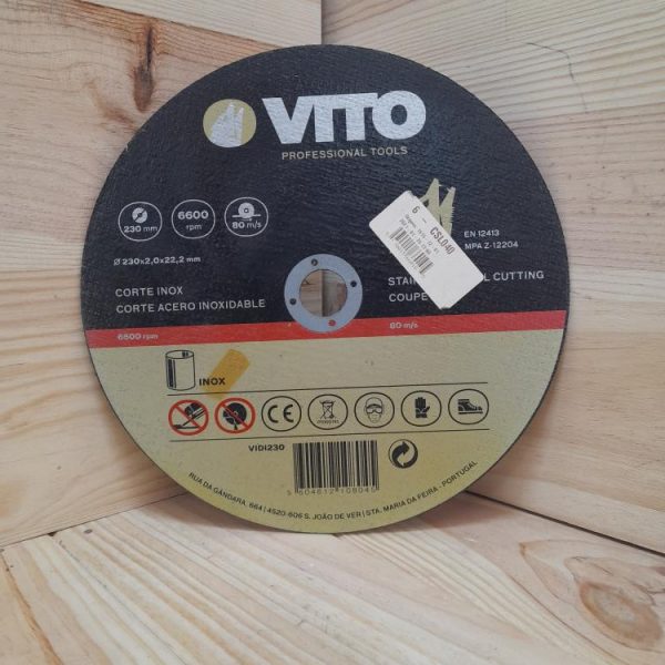 DISQUE INOX 230MM VITO