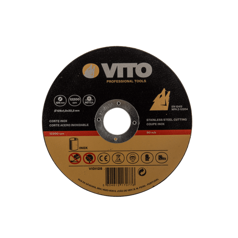 VITO DISQUE COUPE INOX 115MM 