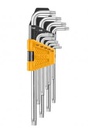 VITO JEU DE 9 CLES TORX AVEC TROU LONGUES  