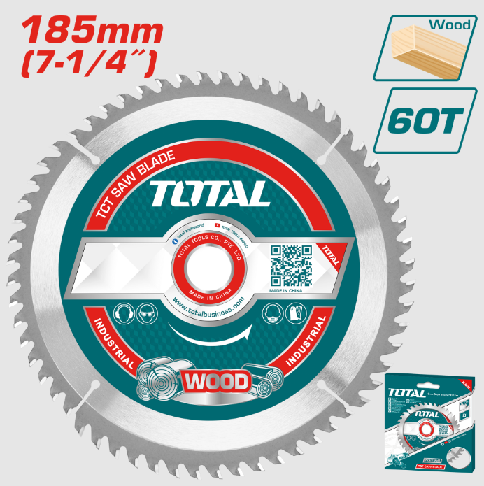 LAME DE SCIE CIRCULAIRE (BOIS) 185MM 60T