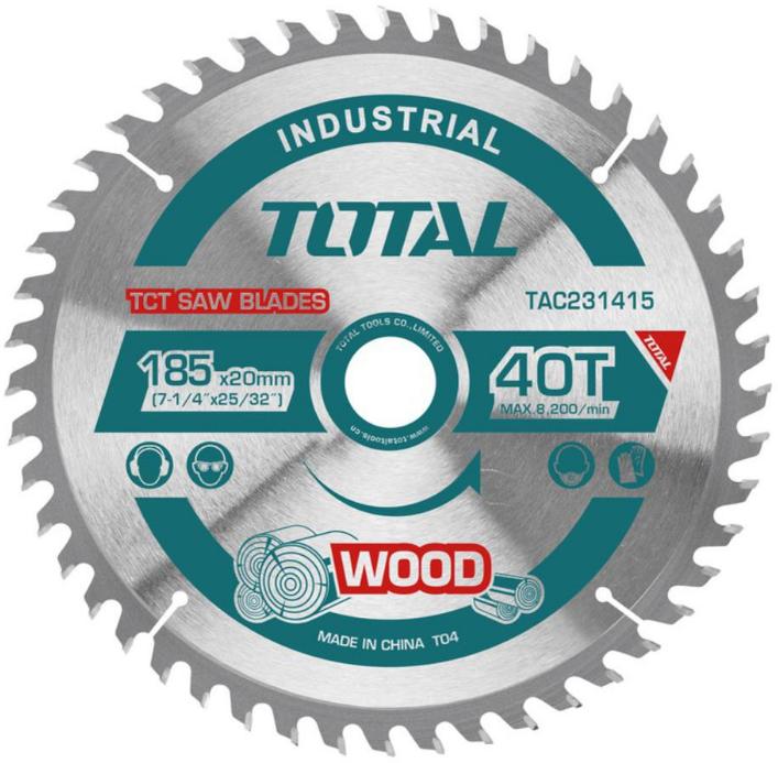 LAME DE SCIE CIRCULAIRE (BOIS) 185MM 40T