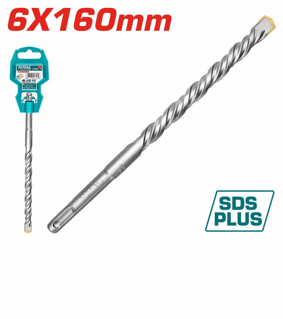 TOTAL ريشة SDS PLUS 6×160 مم