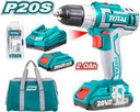 TOTAL VISSEUSE 20V 2.0AH 2BATTERIES  [TDLI2002]