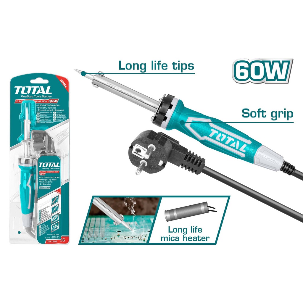 TOTAL FER A SOUDER ELECTRIQUE 60W  