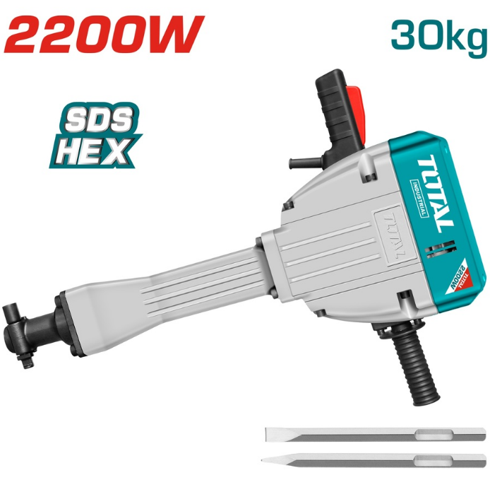 TOTAL demolition hammer 2200W