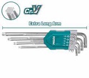 [THT106391] TOTAL 9-piece extra long TORX key set