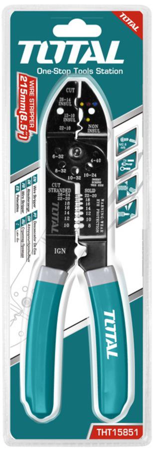 TOTAL crimping pliers 215MM