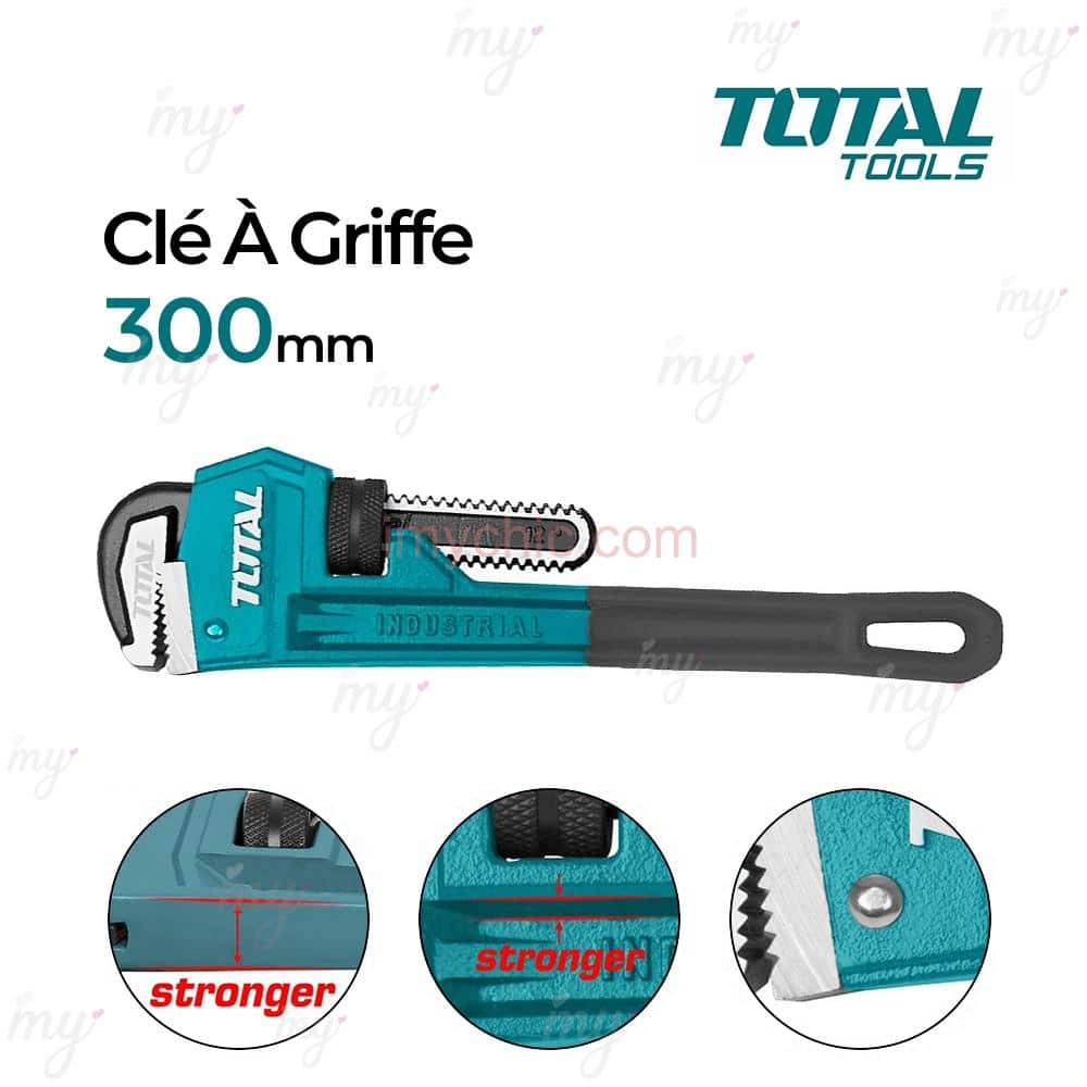 TOTAL CLE SERRE-TUBE 300MM  