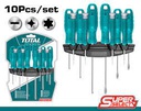 [THTDC251001] TOTAL JEU DE 10 TOURNEVIS ET TOURNEVIS DE PRECISION  
