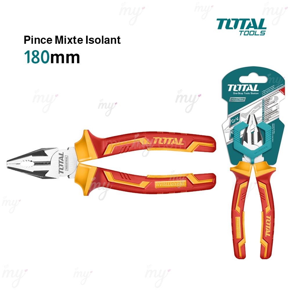 TOTAL insulated combination pliers 180MM