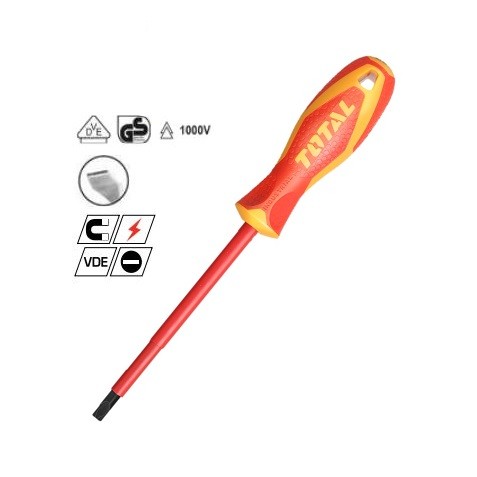 TOTAL insulated screwdriver 4.0*100MM