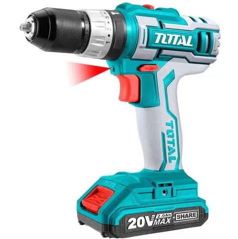 TOTAL PERCEUSE A PERCUSSION 20V 2.0AH 2BATTERIES [TIDLI2002]