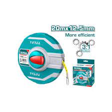 TOTAL fibreglass measuring tape 20M