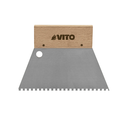 SPATULE EN ACIER DENTEE 180MM 8X8MM