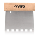 [VIED2508] VITO SPATULE EN ACIER DENTEE 250MM 8X8MM 