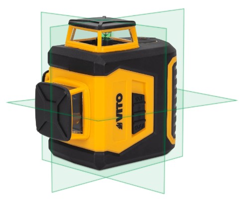 VITO NIVEAU LASER A 3 LIGNES DE 360° VERT 