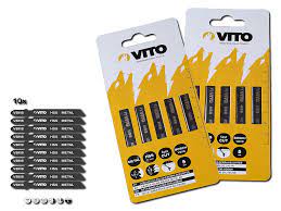 VITO JEU 5 LAMES POUR SCIE SAUTEUSE METAL  BOSCH 