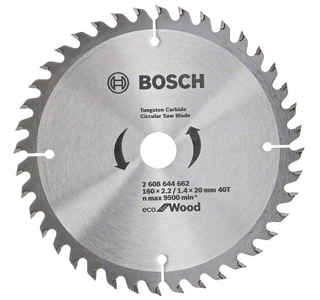 BOSCH DISQUE BOIS 160X2.2/1.4X20MM 40T   
