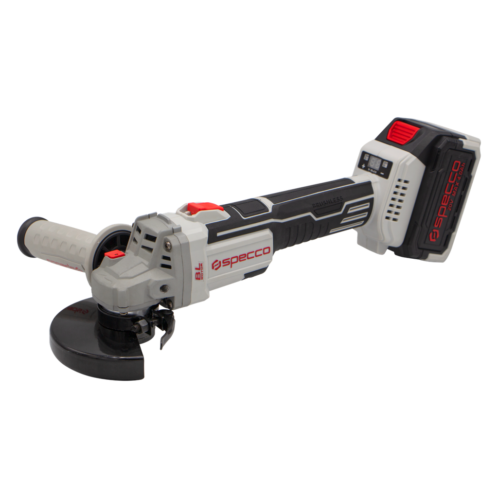 SPECCO cordless brushless angle grinder 4.0AH
