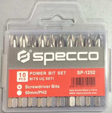 SPECCO JEU DE 10 EMBOUTS D’ALIMENTATION [SP-1252]