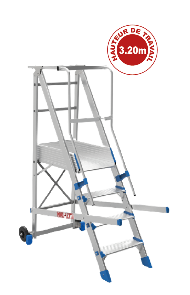 MARCHETTI FORTEZZA 5 platform ladder EN1004 certified