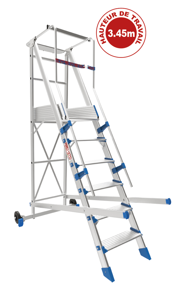 ECHELLE PLATEFORME FORTEZZA 6 NORMÉ EN1004